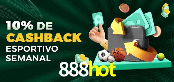 10% de bônus de cashback na 888hot